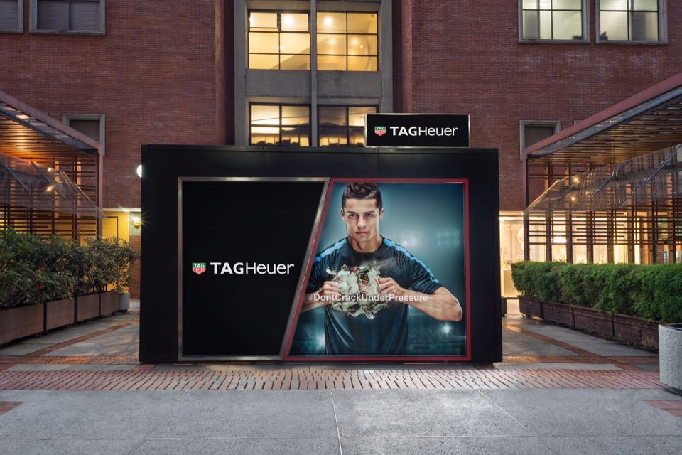 Tag heuer pop store by Dek O open Dek o